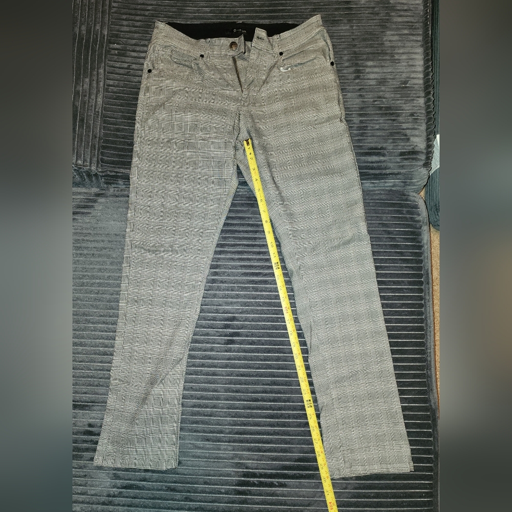 Fried Denim, Gray Patterned Pants, Stretch 38x32